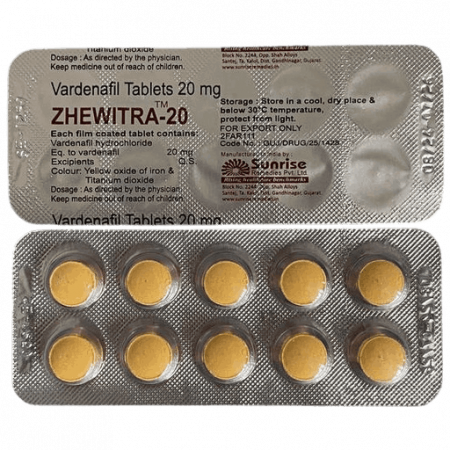 Левитра Zhewitra 20mg